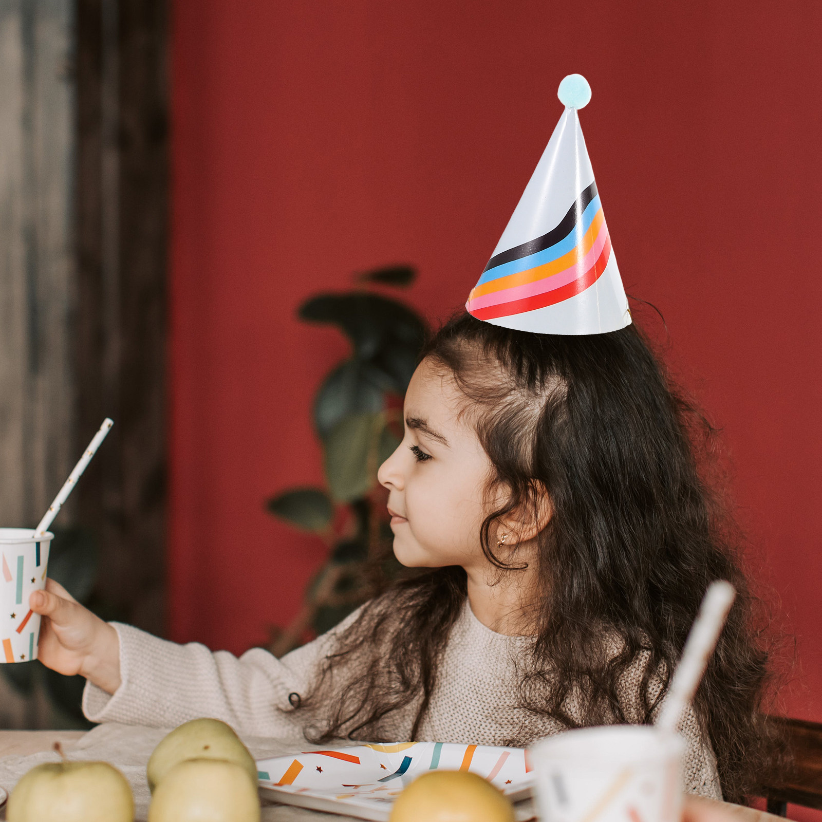 Party Hat Cone - 3 stuks verjaardagsmutsen van papier met