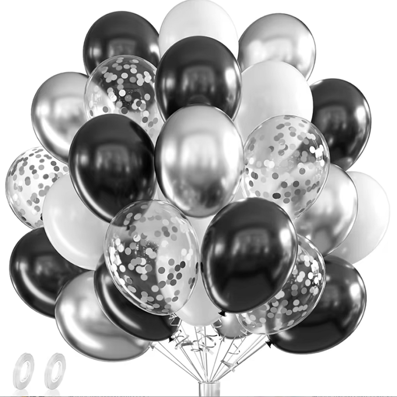 42 stks Zilver Zwart Wit Confe - Balloon Pump Hand recensie en prijs